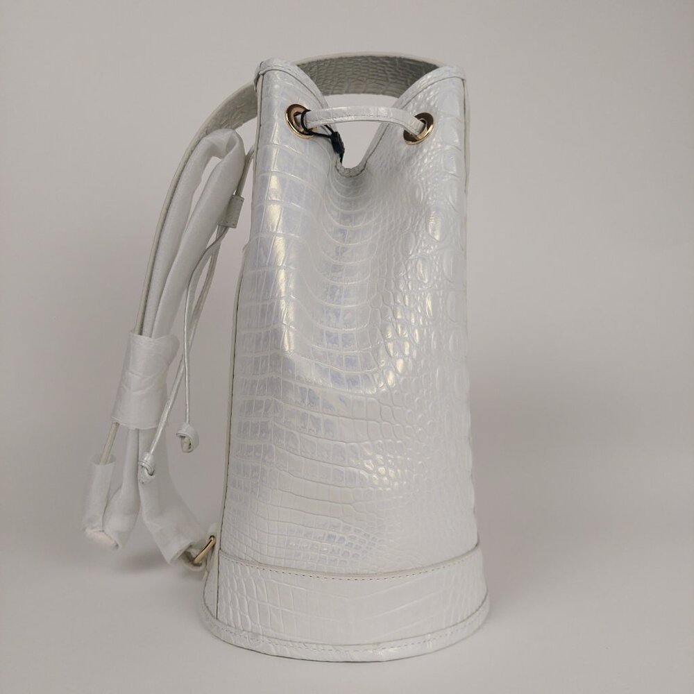 SOLD BRAHMIN Allie Shell White Melbourne Slingback Bag & Cheryl Cardholder SET - Picture 10 of 16